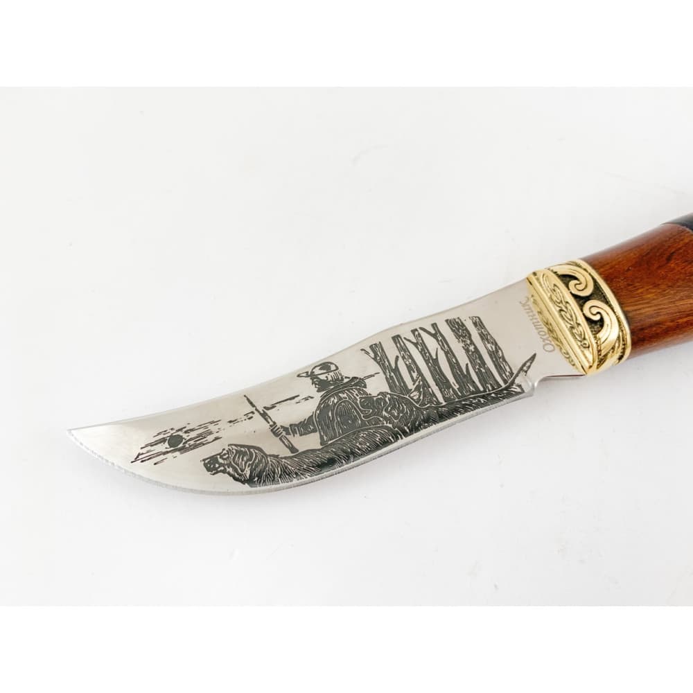 Lovački Nož Gravura Lovca 65X13
